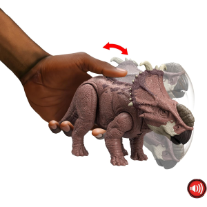 MATTEL HTK72 JURASSIC WORLD CHAOS THEORY, Teoria del Caos Netflix - Pachyrhinosauro Ruggito Selvaggio - 4 ANNI+