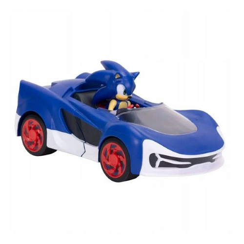 JAKKS 42824 SONIC Personaggio di SONIC con SPEED STAR LIGHTNING, A RETROCARICA - 3 ANNI+
