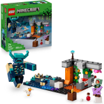 LEGO 21274 MINECRAFT, L’Incontro con il Sorvegliante -Mob e Funzione TNT di Caduta Massi - 7 ANNI+