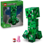LEGO 21276 MINECRAFT THE CREEPER,  Action Figure di Mob Snodabile con Scomparto Segreto con Maiale e Elemento TNT - 7 ANNI+