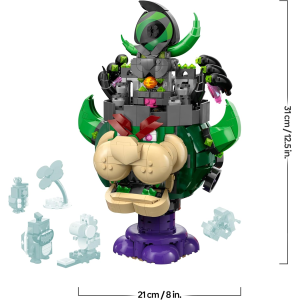 LEGO 72042 SUPER MARIO Principe Florian e Bowser Castello - Giocattolo Interattivo con 4 Figure Incluso Yoshi Rosa - 9 ANNI+