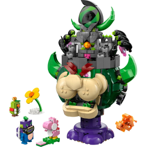 LEGO 72042 SUPER MARIO Principe Florian e Bowser Castello - Giocattolo Interattivo con 4 Figure Incluso Yoshi Rosa - 9 ANNI+