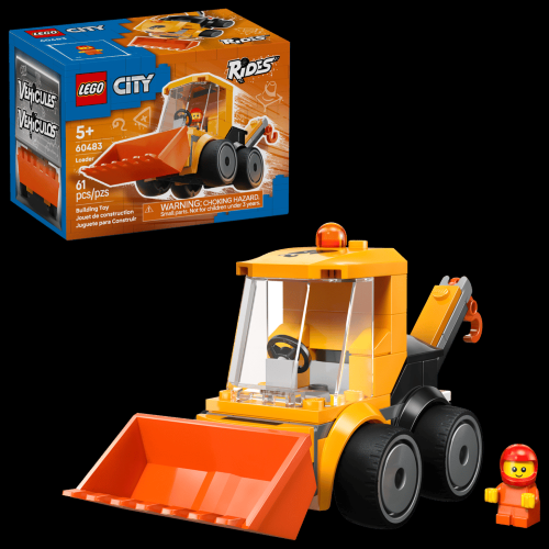 LEGO 60483 CITY Veicoli – Ruspa da cantiere
