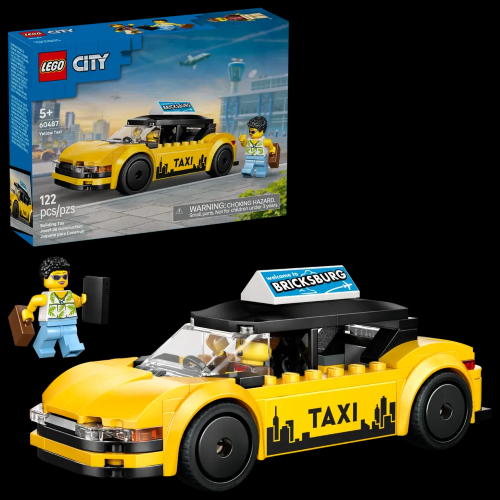 LEGO 60487 CITY Taxi giallo