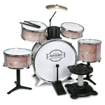 BONTEMPI BATTERIA GRANCASSA 6 ELEMENTI CLASSICA ROCK DRUM SET