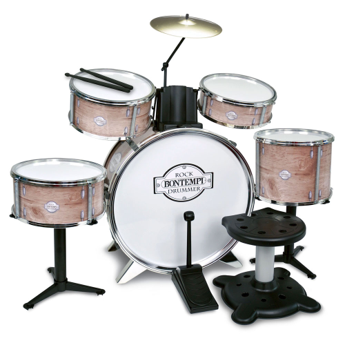BONTEMPI BATTERIA GRANCASSA 6 ELEMENTI CLASSICA ROCK DRUM SET