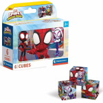 CLEMENTONI PUZZLE CUBI 6 PZ SPIDEY AND HIS AMAZING FRIENDS 40661