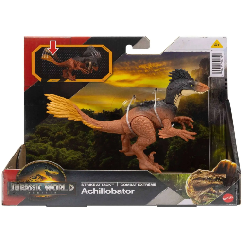 MATTEL JGB77 JURASSIC WORLD REBIRTH La Rinascita ATTACCO FATALE - 4 ANNI+
