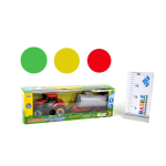 TRATTORE CON RIMORCHIO ASSORTITO CON LUCI E SUONI