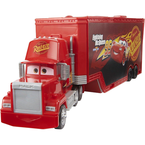 Mattel Disney Pixar Cars - Mack Trasformabile Playset, Giocattolo 2 in 1 con Camion e Officina