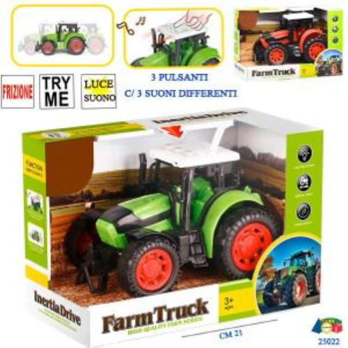 TRATTORE A FRIZIONE LUCI/SUONI 2 COL -UNO-