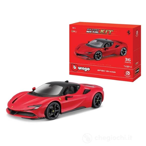 BURAGO MODEL KIT FERRARI STRADALE SF90 1:24
