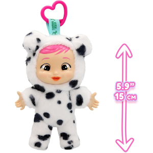 CRY  BABIES CUTIES DOTTY, Bambola di peluche Mini Bebè di Peluche, Perfetti Da Portare Sempre Con Te Bambini dai 3 anni in su