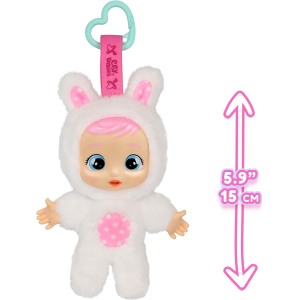 CRY  BABIES CUTIES CONEY Bambola di peluche Mini Bebè di Peluche, Perfetti Da Portare Sempre Con Te Bambini dai 3 anni in su