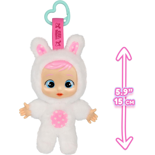 CRY  BABIES CUTIES CONEY Bambola di peluche Mini Bebè di Peluche, Perfetti Da Portare Sempre Con Te Bambini dai 3 anni in su
