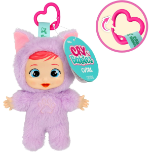 CRY  BABIES CUTIES KATIE Bambola di peluche Mini Bebè di Peluche, Perfetti Da Portare Sempre Con Te Bambini dai 3 anni in su