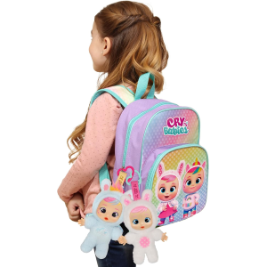 CRY  BABIES CUTIES HANNAH Bambola di peluche Mini Bebè di Peluche, Perfetti Da Portare Sempre Con Te Bambini dai 3 anni in