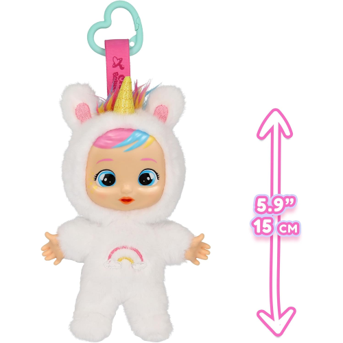 CRY  BABIES CUTIES DREAMY Bambola di peluche Mini Bebè di Peluche, Perfetti Da Portare Sempre Con Te Bambini dai 3 anni in su