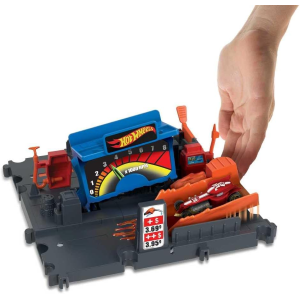 MATTEL HKX45 Hot Wheels City - Contenitore per benzina con 1 veicolo per bambini dai 4 anni in su