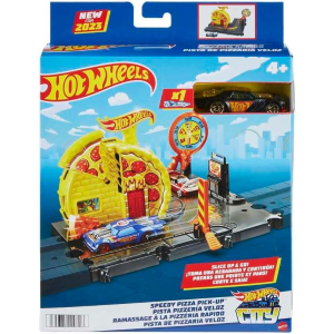 MATTEL HKX44 Hot Wheels City Speedy Pizza Pick-Up/from Assort