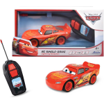 JADA DISNEY CARS, RADIOCOMANDO SAETTA MC QUEEN 1/32 1 CANALE, Dickie Toys Colore Rosso, 203081008