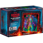CLEMENTONI 35610 STRANGER THINGS Metamorphic Art Collection - Vecna's Curse, Quadro Interattivo 520 Pezzi con Cornice e LED