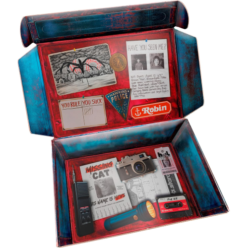 CLEMENTONI 35155 STRANGER THINGS Metamorphic Art Collection - The Upside Down, Quadro Interattivo 520 Pezzi con Cornice e LED