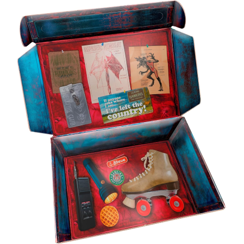 CLEMENTONI 35611 STRANGER THINGS Metamorphic Art Collection -Demogorgon’s Hunt, Quadro Interattivo 520 Pezzi con Cornice e LED