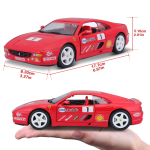 BURAGO Ferrari Racing - Ferrari F355 Challenge - Scala1:24 - 18-26306- 3 ANNI+