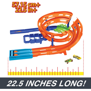 MATTEL HTK17 HOT WHEELS PISTA SUPER VORTICE, playset con lanciatori - 4 ANNI+