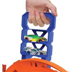 MATTEL HTK17 HOT WHEELS PISTA SUPER VORTICE, playset con lanciatori - 4 ANNI+