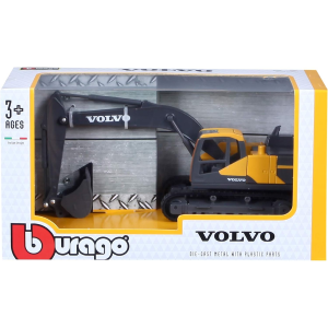 BURAGO 18-32086 ESCAVATORE CINGOLATO - Volvo EC220E - Scala 1:50 - modellino in metallo