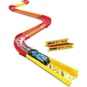 HOT WHEELS TRACK BUILDER BASE, confezione di curve assortite per collegare i set, dai 4 anni in su, GLC88