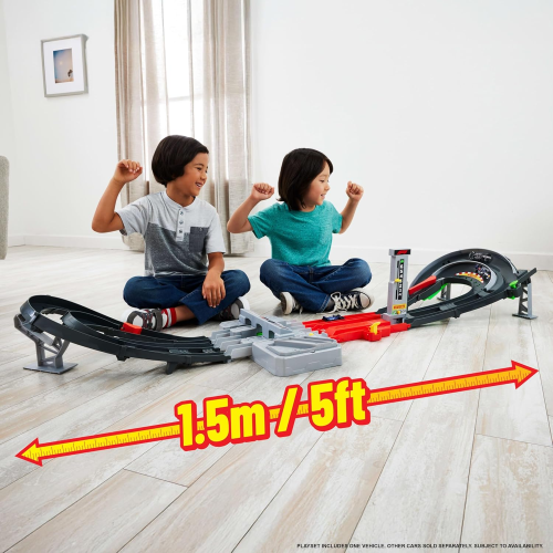 HOT WHEELS RACING FORMULA 1 - Circuito Grand Prix, set pista  include 3 veicoli di Formula 1 in scala 1:64