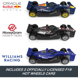 HOT WHEELS RACING FORMULA 1 - Circuito Grand Prix, set pista  include 3 veicoli di Formula 1 in scala 1:64