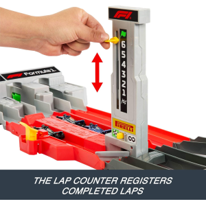 HOT WHEELS RACING FORMULA 1 - Circuito Grand Prix, set pista  include 3 veicoli di Formula 1 in scala 1:64