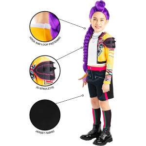 COSTUME K-POP DEMON HUNTERS RUMI - Rubies Official Netflix - TAGLIA S - 7/8 ANNI