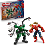 LEGO 76338 MARVEL Battaglia Mech: Spider-Man vs. Doc Ock - Giocattolo dei Supereroi con 2 Action Figure