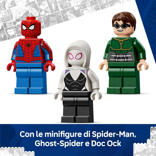 LEGO 76338 MARVEL Battaglia Mech: Spider-Man vs. Doc Ock - Giocattolo dei Supereroi con 2 Action Figure