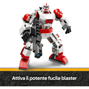 LEGO 75448 STAR WARS Mech Clone Shock Trooper - Set con Robot Giocattolo Snodabile 