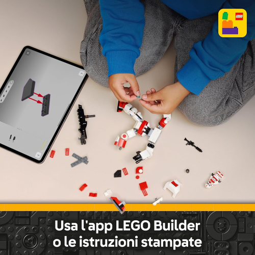 LEGO 75448 STAR WARS Mech Clone Shock Trooper - Set con Robot Giocattolo Snodabile 