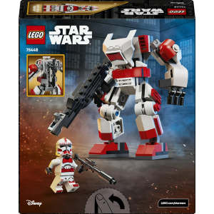 LEGO 75448 STAR WARS Mech Clone Shock Trooper - Set con Robot Giocattolo Snodabile 