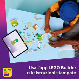 LEGO 42696 FRIENDS Clinica Veterinaria Giocattolo per Animali -  con Stalla per Cavalli, 2 Mini Bamboline, Cagnolino, Coniglietto