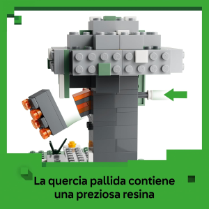 LEGO 21586 MINECRAFT Giardino Pallido -  con Minifigure di Creaking e Mothman, e le Figure di Creeper e di Scheletro 