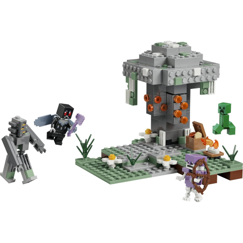 LEGO 21586 MINECRAFT Giardino Pallido -  con Minifigure di Creaking e Mothman, e le Figure di Creeper e di Scheletro 