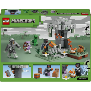 LEGO 21586 MINECRAFT Giardino Pallido -  con Minifigure di Creaking e Mothman, e le Figure di Creeper e di Scheletro 