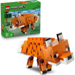 LEGO 21588 MINECRAFT La Volpe Giocattolo - Puzzle Animale 3D con Accessori -  per la Camera da Letto