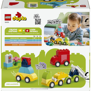 LEGO 10474 DUPLO Veicoli Creativi - Gioco Didattico e di Ordinamento con Macchine, Camion e Elicottero Giocattolo