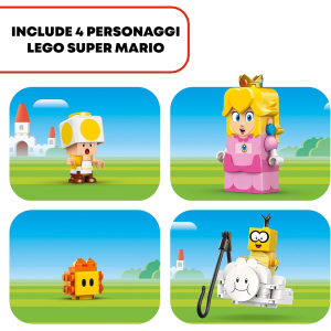 LEGO 71441 SUPER MARIO Adventures with Interactive Peach, Princess Toy Playset for Kids