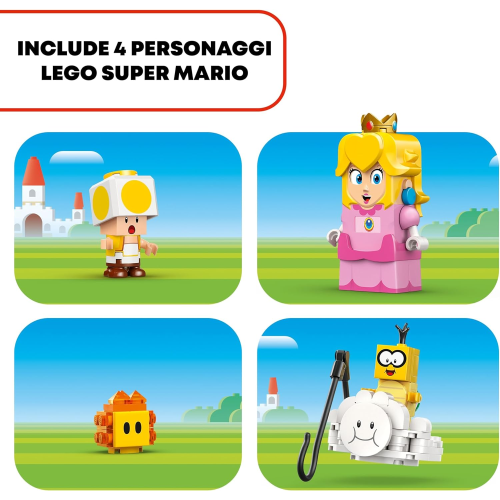 LEGO 71441 SUPER MARIO Adventures with Interactive Peach, Princess Toy Playset for Kids